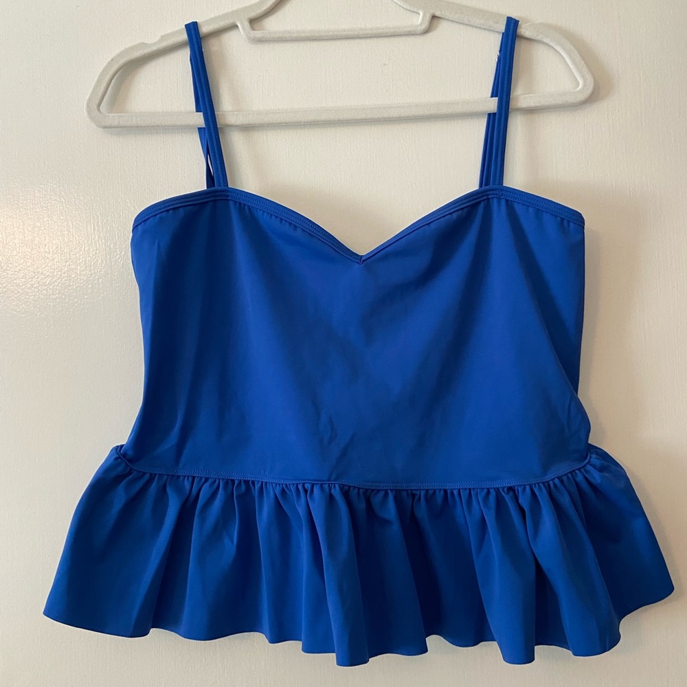 Kortni Jeane Swim Ruffle Peplum Top